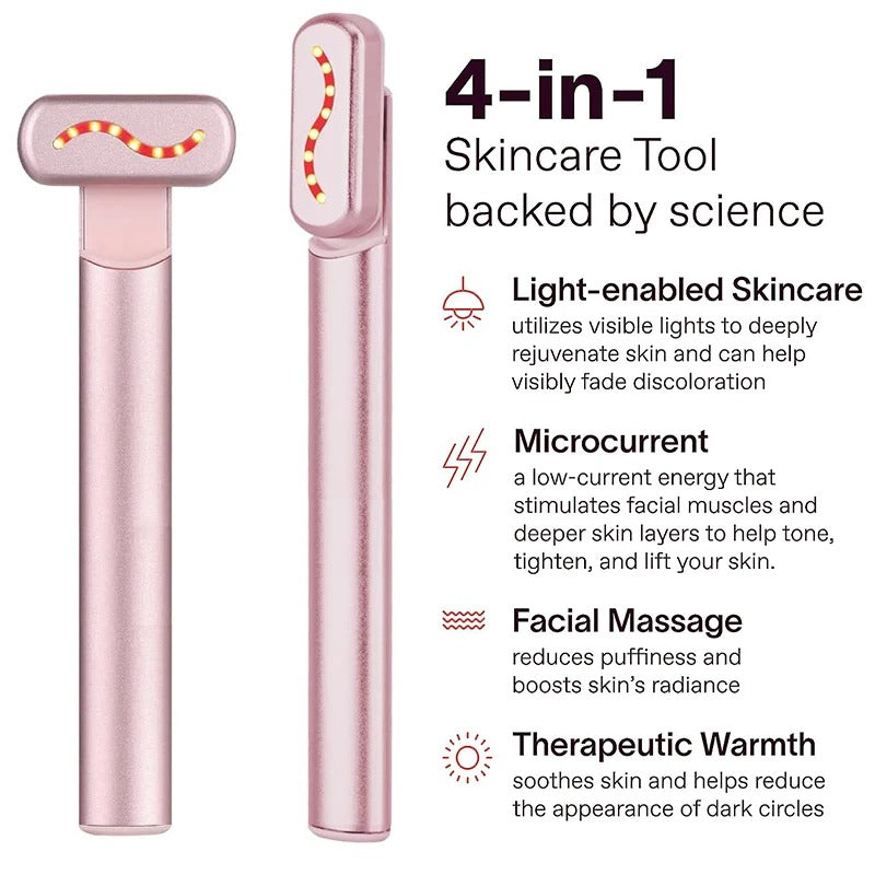 Mini Glow 4-in-1 LED Facial Wand