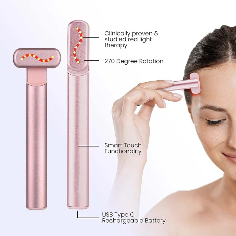 Mini Glow 4-in-1 LED Facial Wand
